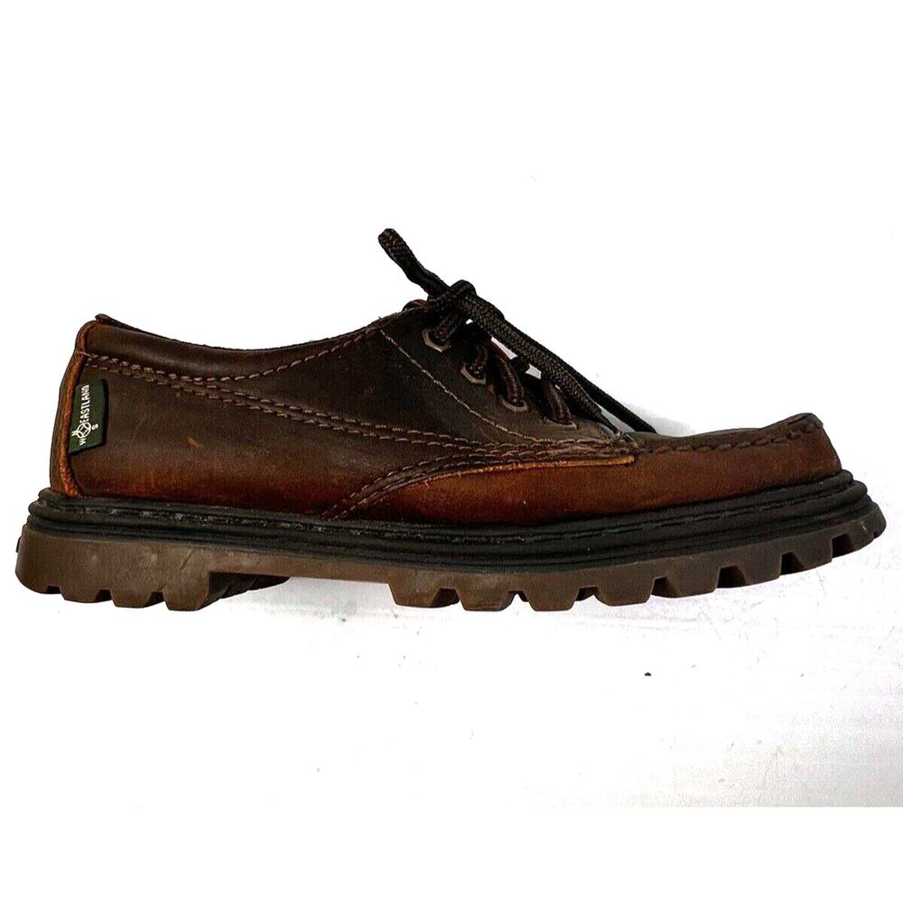 Eastland Lace U p Shoes Womens 7M Brown Vintage Oxfords Academia Casual Flats
